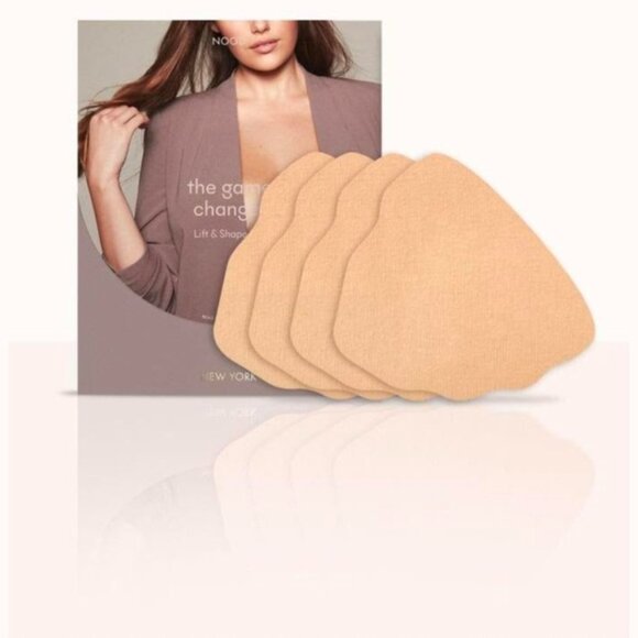 NOOD The Game Changer Bra Womens Size 2 Beige Lift & Shape Adhesive Invisible - Picture 9 of 9